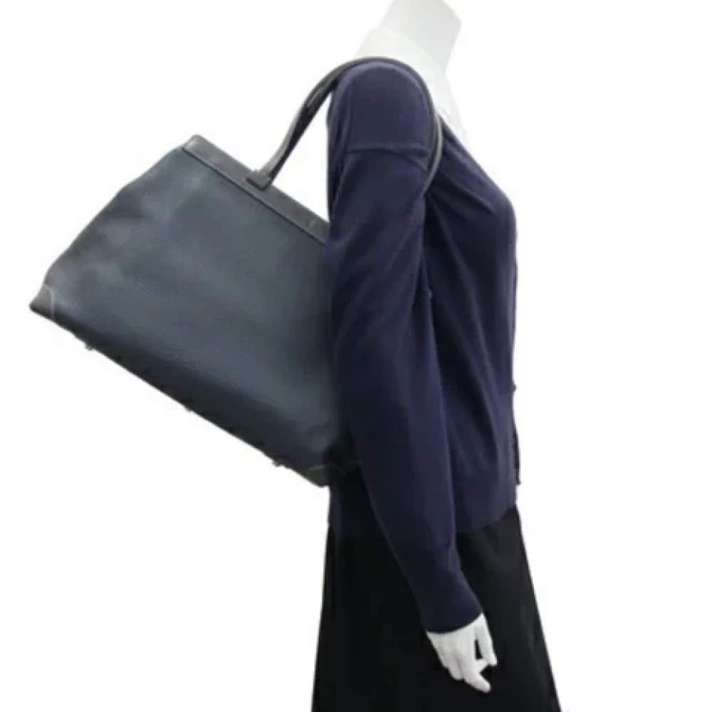 Goyard Vintage Pre-owned Leather handbags Blue Dames