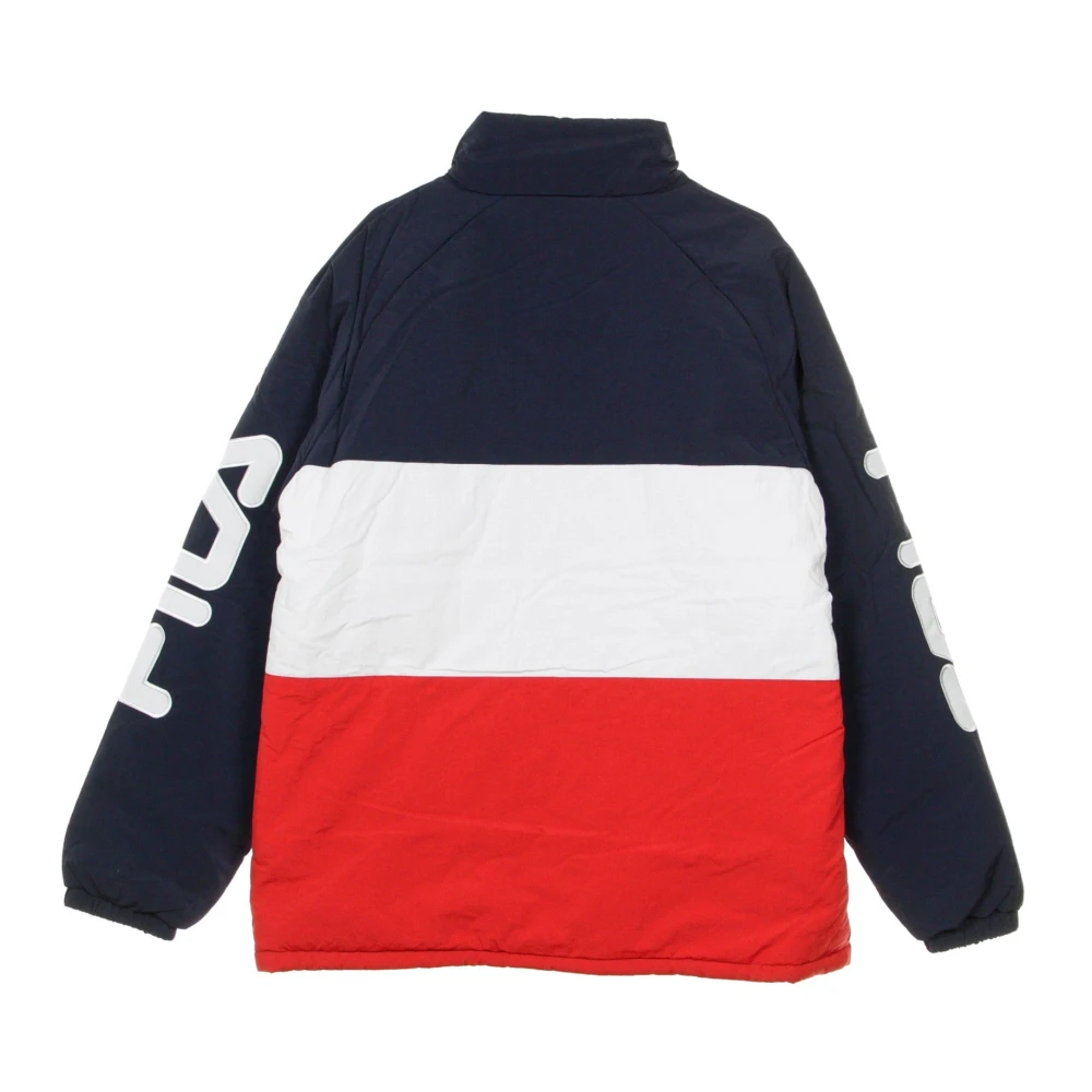 Fila Gewatteerd Herenjack Zwart Rood Wit Multicolor Heren