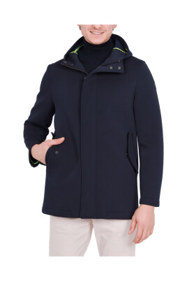 parka-bleue-en-laine-melangee-avec-capuche