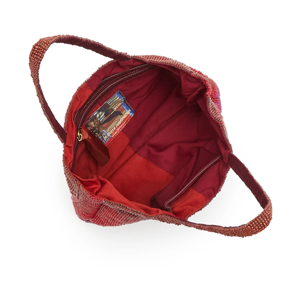 Maliparmi Handgeborduurde kralen schoudertas Red Dames