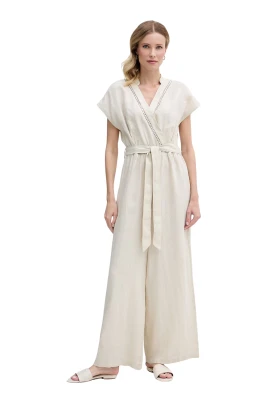 Linne Omslag Jumpsuit