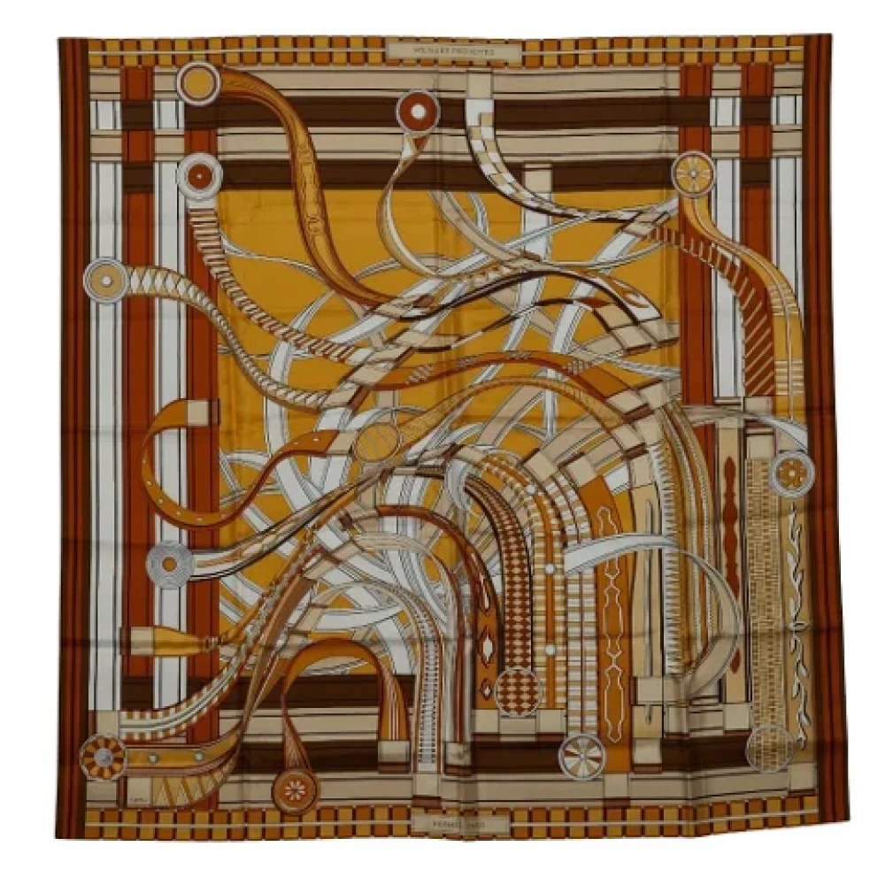Pre-owned > Pre-owned Accessories > Pre-owned Scarves - - Hermès Vintage - Modalova