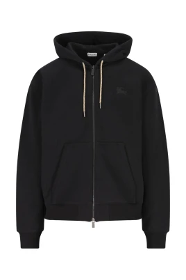 Monogram Motif Zip-Up Hoodie