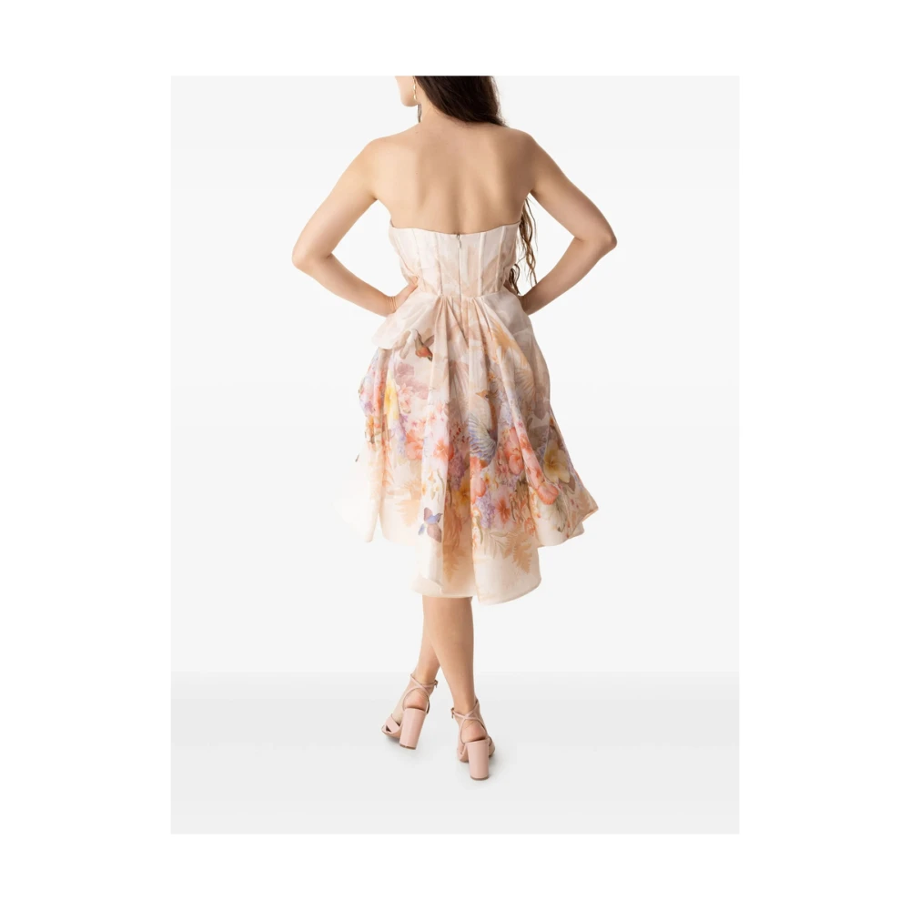Zimmermann Ivoor Jurk met Stijl 3543Ds251 Multicolor Dames