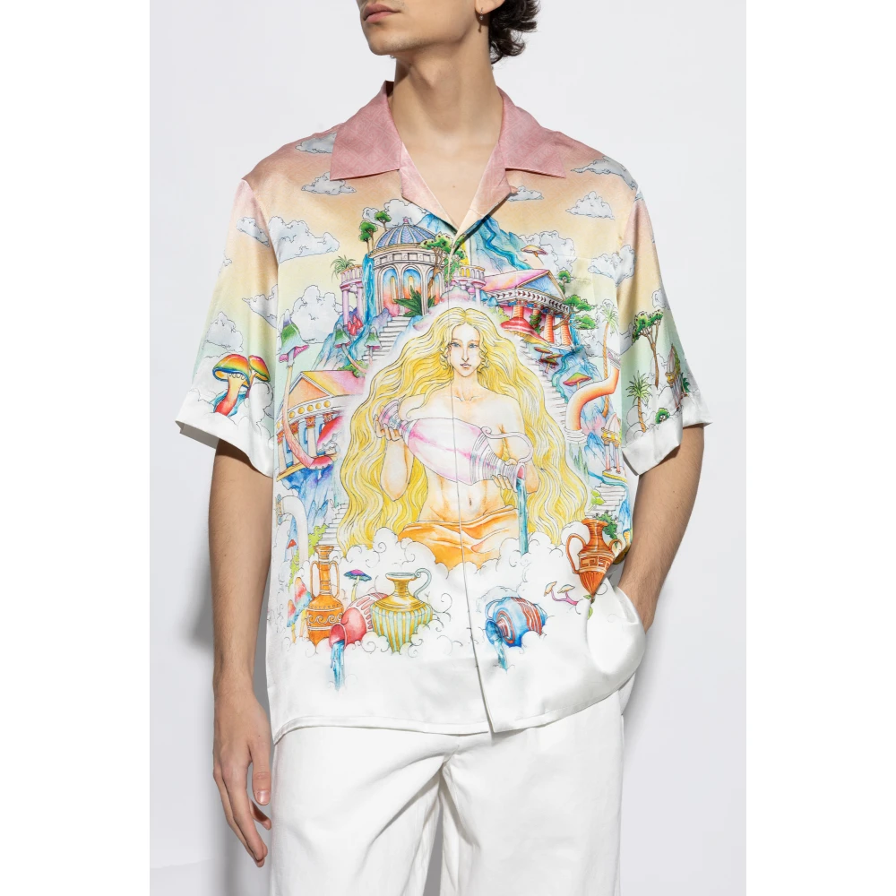 Casablanca Zijden overhemd Multicolor Heren