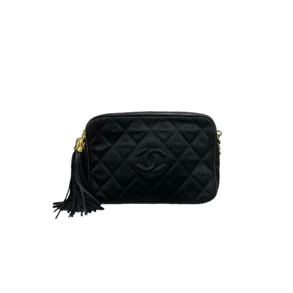 Chanel Vintage Pre-owned Leather chanel-bags Black Dames