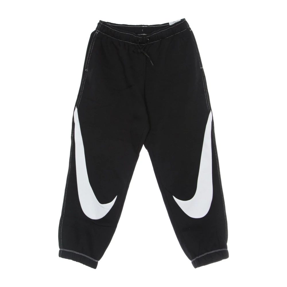 Nike Zwart Wit Fleece Trainingsbroek Black Dames