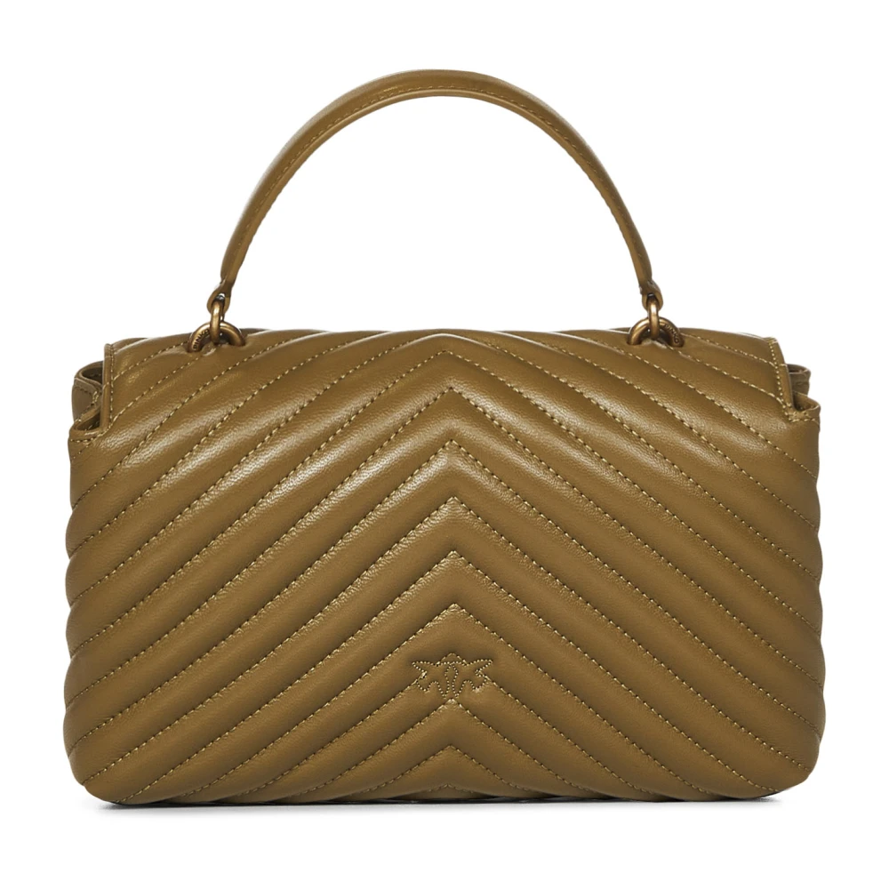 pinko Groene Love Birds Diamond Cut Tas Green Dames