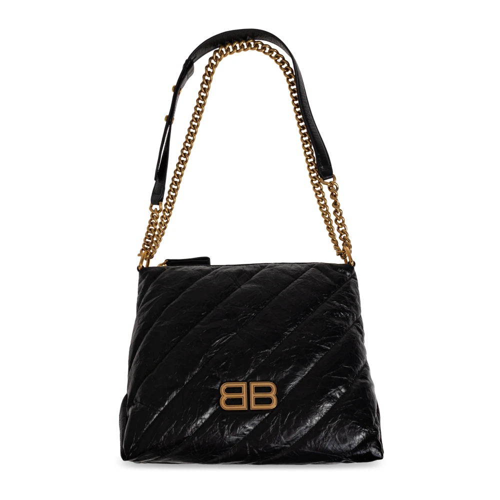 Balenciaga Schoudertas Crush Black Dames
