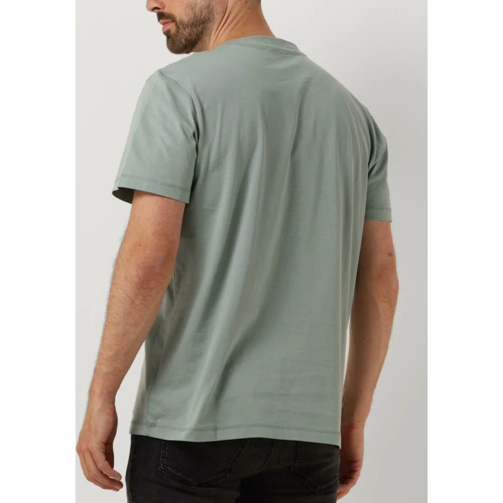 Calvin Klein Heren Polo T-shirts Monologo Tee Gray Heren