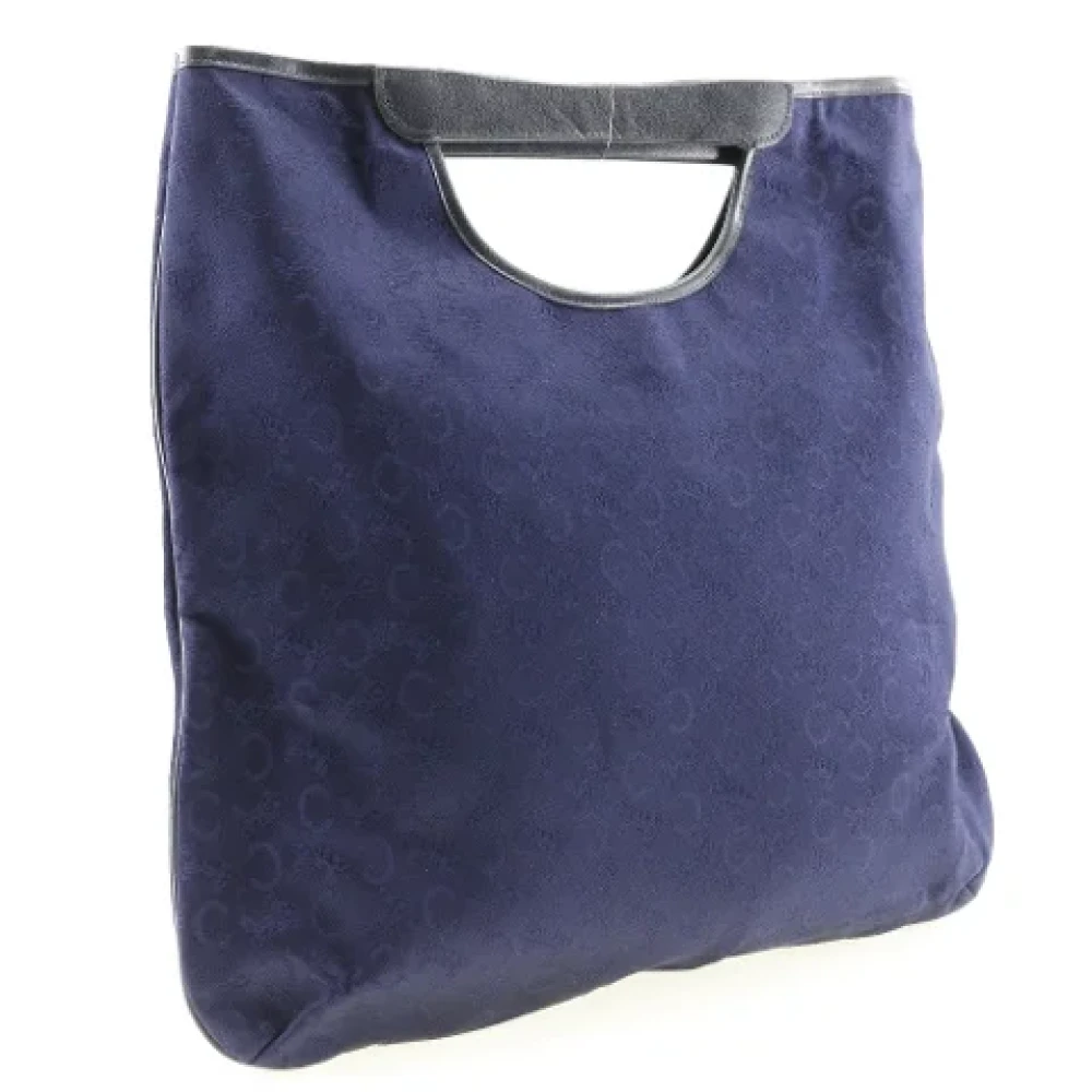 Celine Vintage Pre-owned Leather handbags Blue Dames