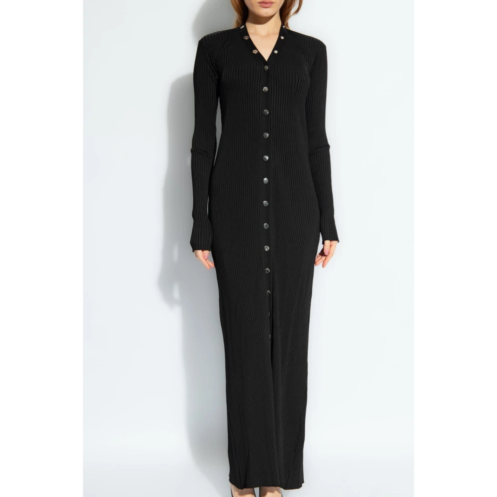 The Attico Maxi-jurk Black Dames
