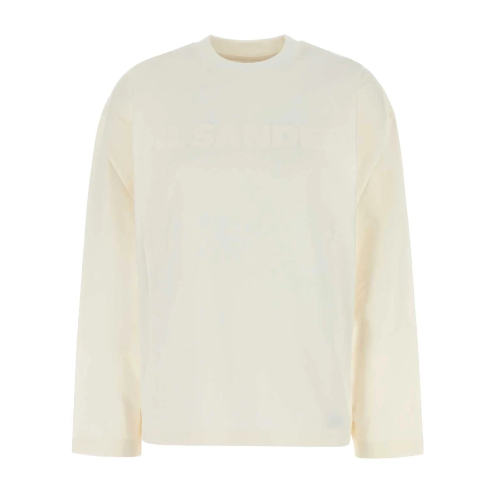 Jil Sander Women's Beige Long Sleeve Top - Long Sleeve T-Shirts - S - Tops