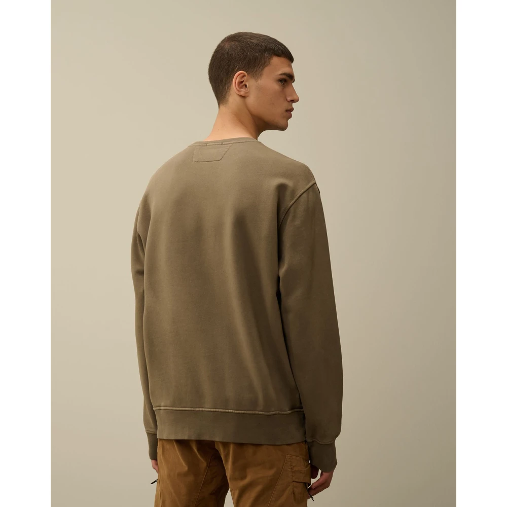 C.P. Company Beige Geborstelde Sweater Beige Heren