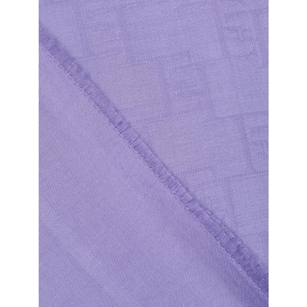 Elisabetta Franchi Modieuze Sjaal Purple Dames