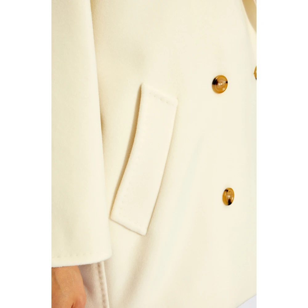 Max Mara Korte jas 'Rebus' Beige Dames