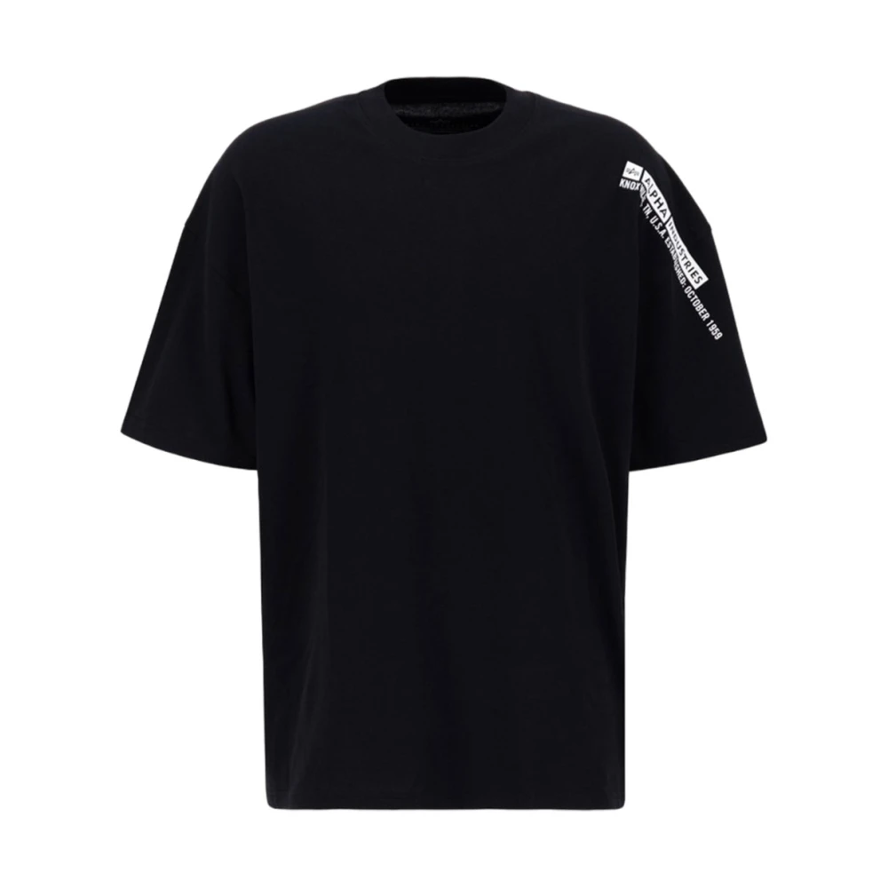 alpha industries Katoenen T-shirt Black Heren