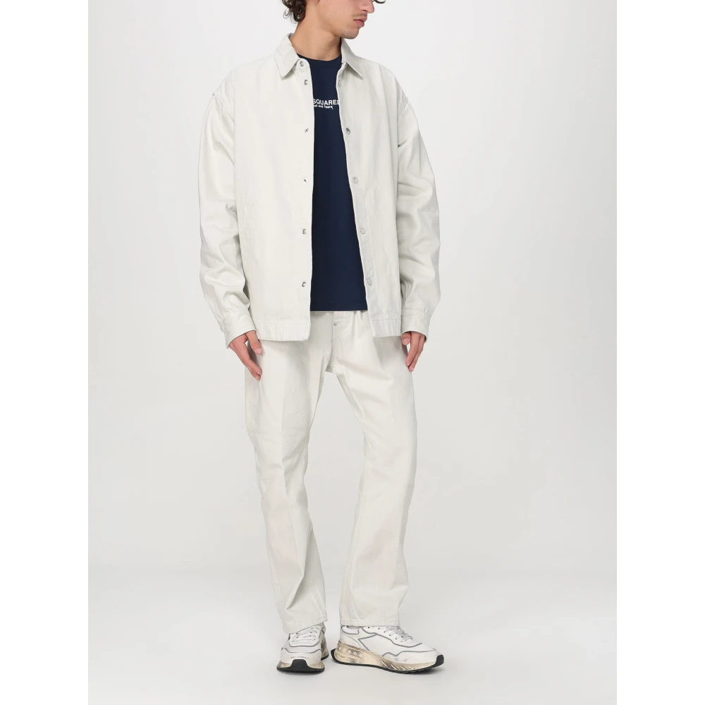 Dsquared2 Icon Ice London Bro Jean Broek White Heren