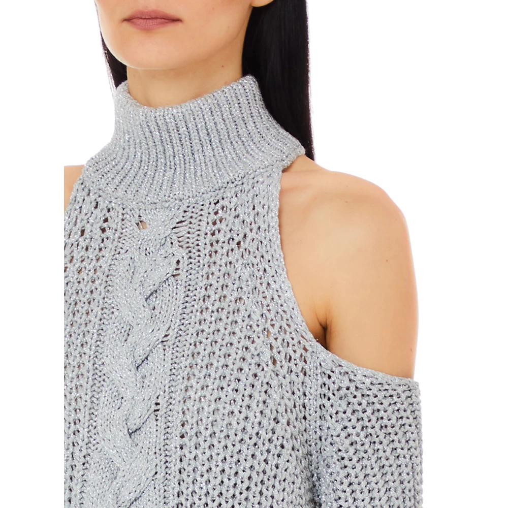 Liu Jo Cut Out Trui in Grijs Gray Dames