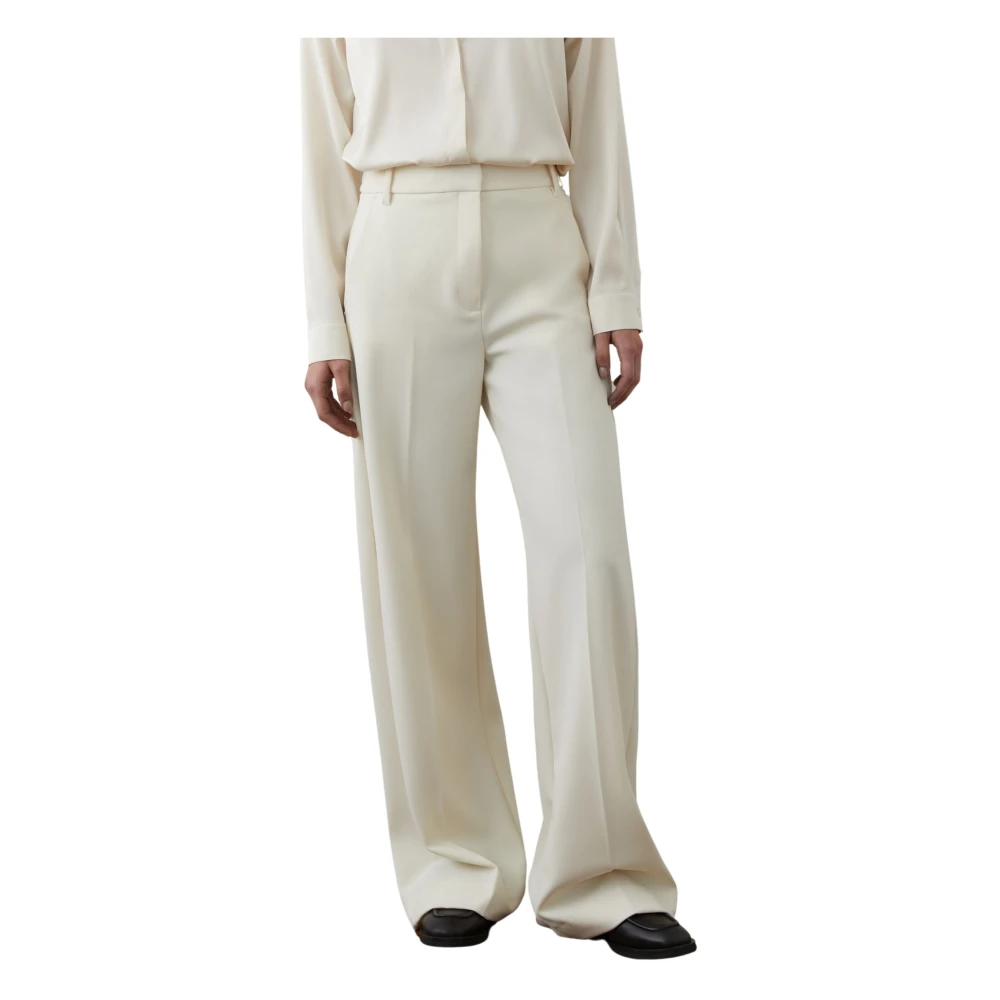 Iblues Wide Trousers White Dames