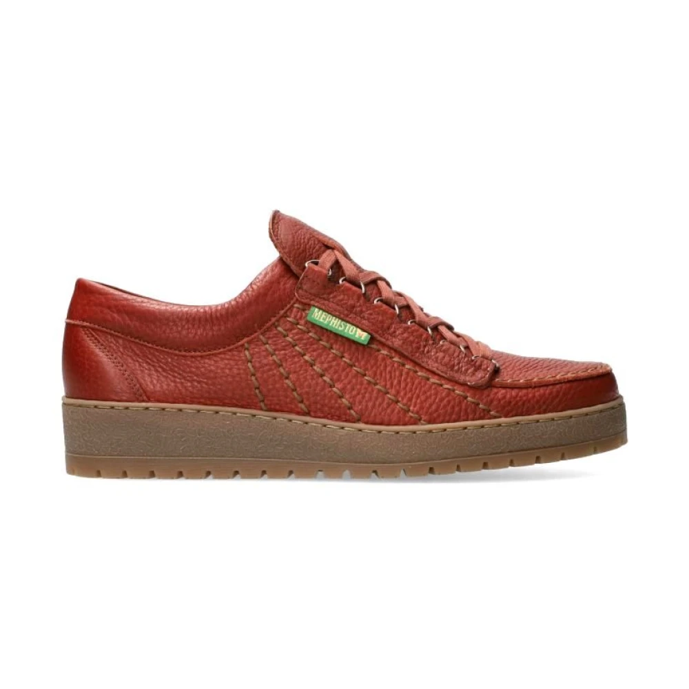 Mephisto Rainbow Veterschoen Roodbruin Heren Schoenen