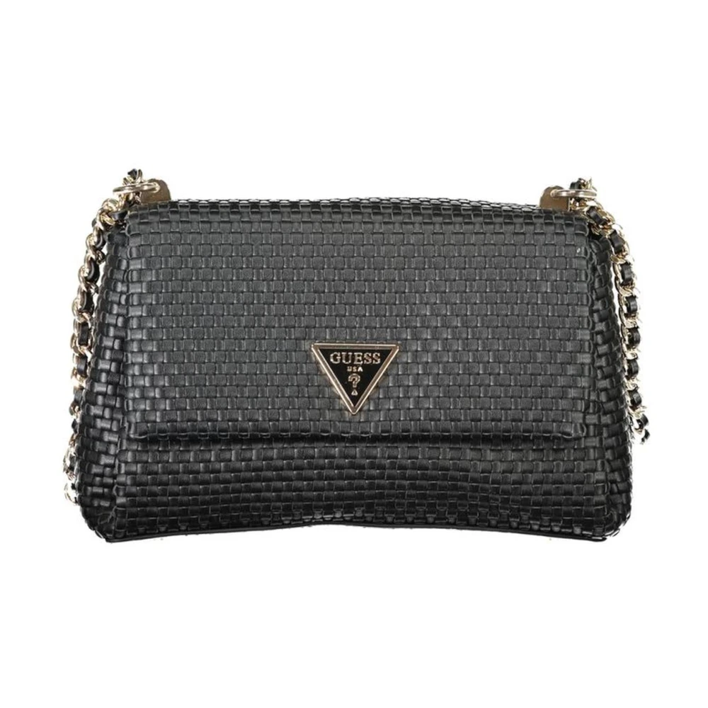 Guess Moderne polyethyleen handtas voor vrouwen Black Dames