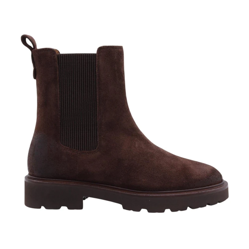 Geox Women's Brown Stylish Ankle Boots For - Chelsea Boots - 3 Uk - Shoes