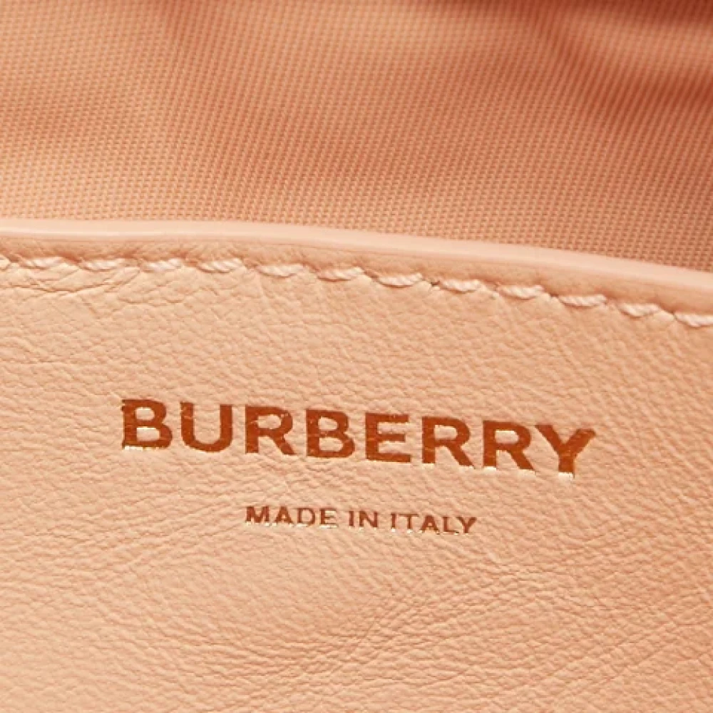 Burberry Vintage Pre-owned Leather shoulder-bags Pink Dames