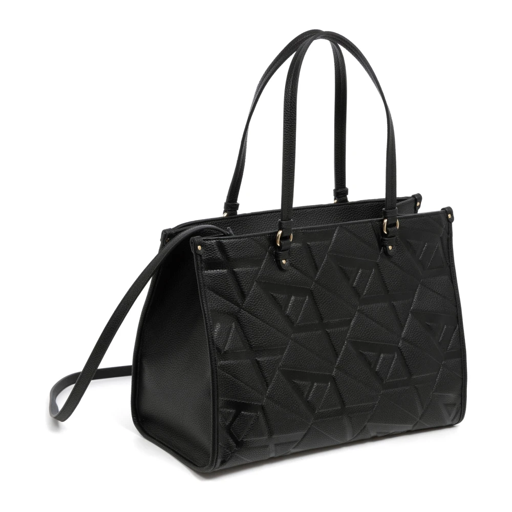 Armani Exchange Tote Bag met Logoprint en Verstelbare Riemen Black Dames
