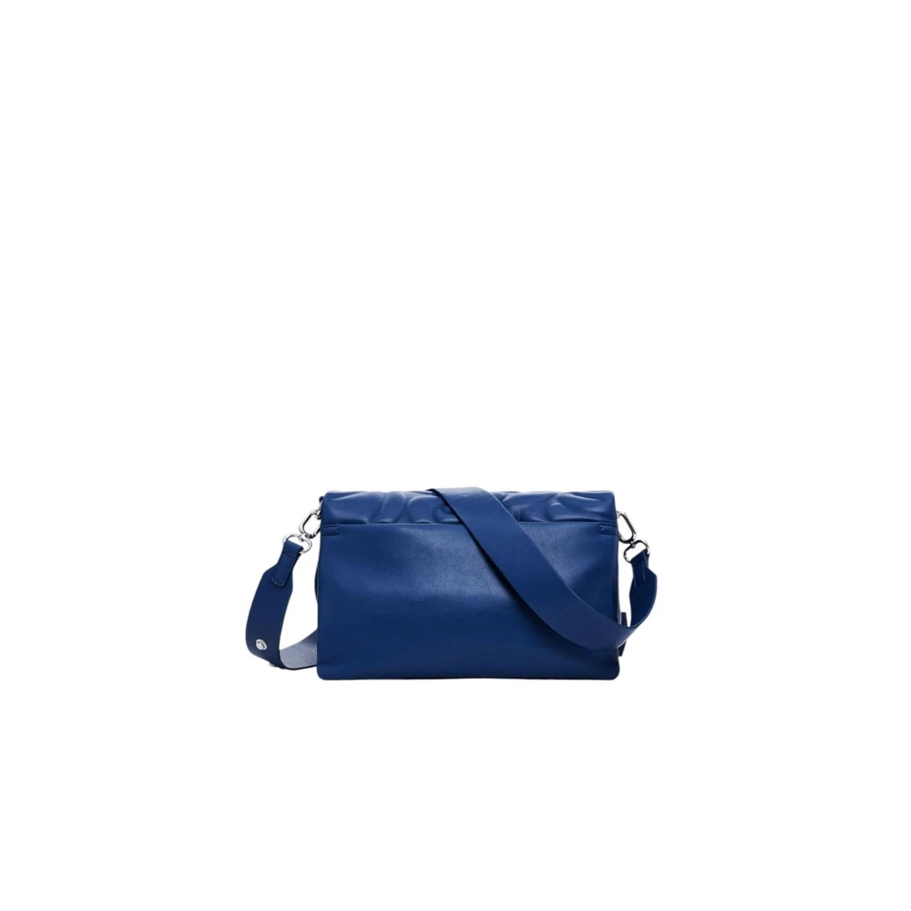 Desigual Stijlvolle Polyurethaan Handtas Dames Collectie Blue Dames