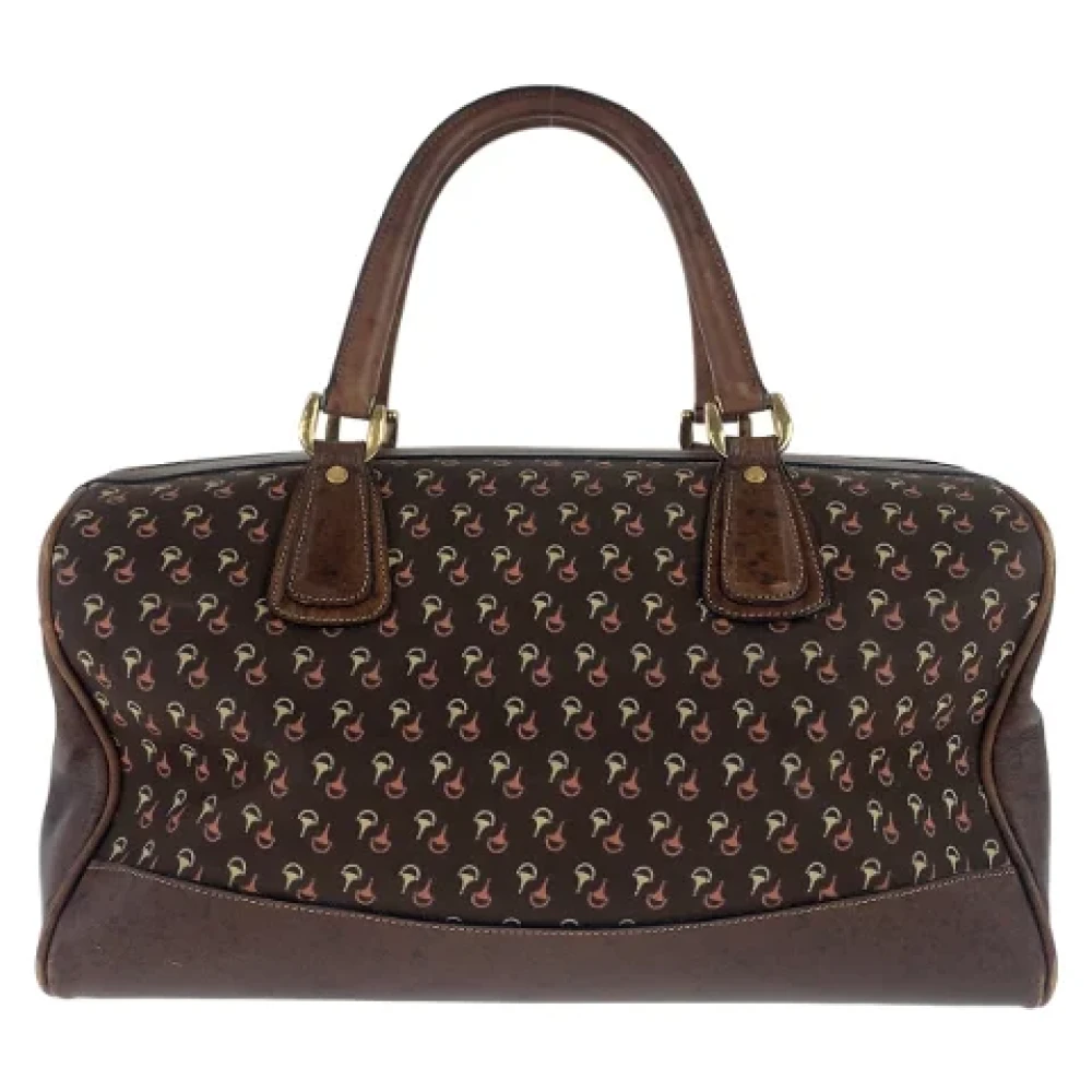 Gucci Vintage Pre-owned Canvas gucci-bags Brown Dames