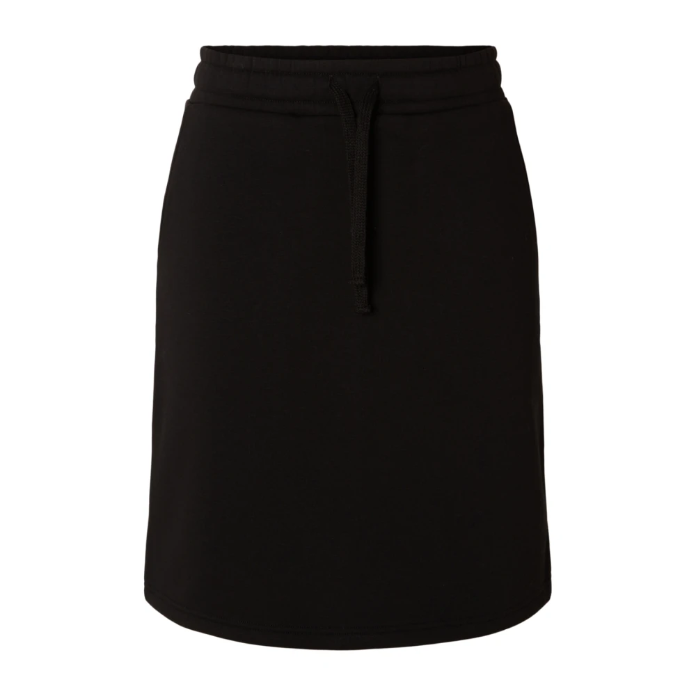 Black Selected Femme Slflisa Hankie Mw Short Skirt