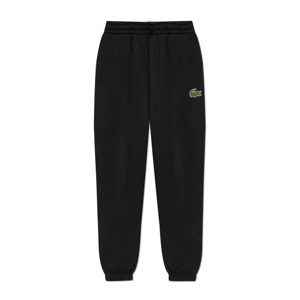 Lacoste Zwarte Stijlvolle Broek Black Heren