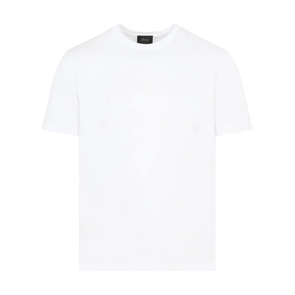 Brioni - Tops > T-Shirts - White - Brioni - Modalova