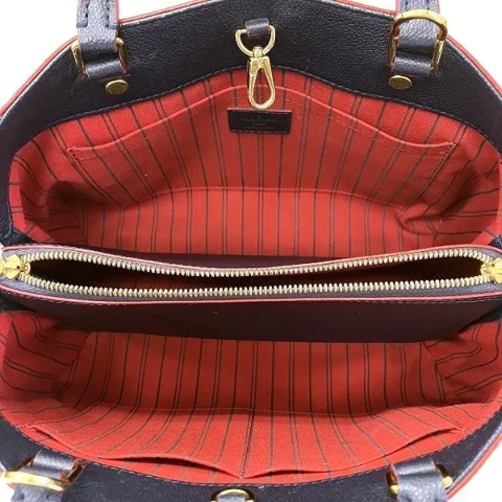 Louis Vuitton Vintage Pre-owned Leather handbags Blue Dames