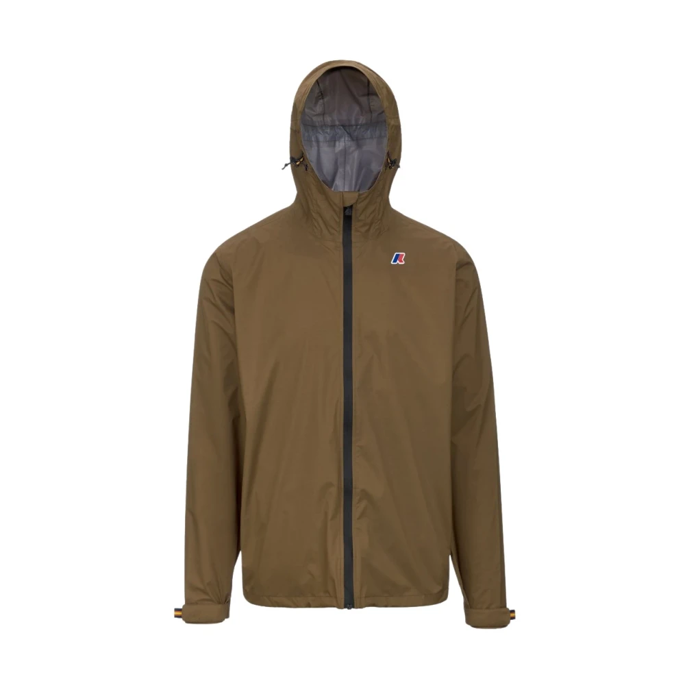 K-way Ultra-Lichte Waterdichte Winddichte Ademende Jas Brown Heren