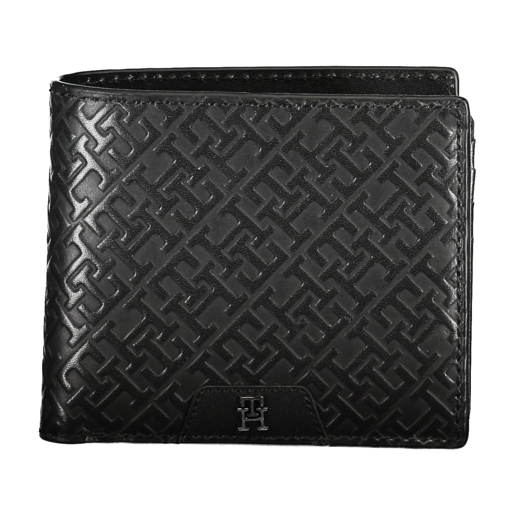 Tommy Hilfiger Heren Portemonnee Zwart Contrast Details Black Heren