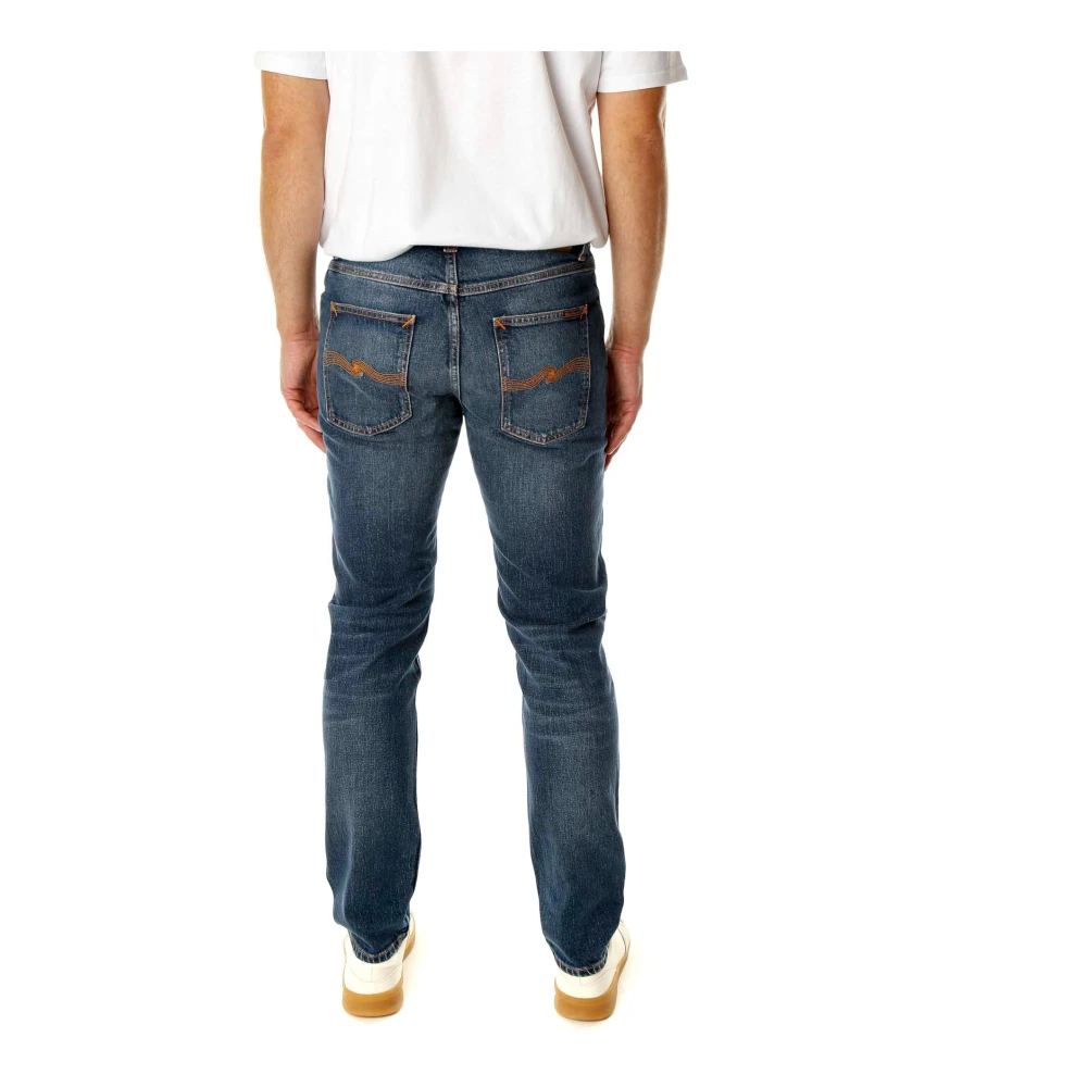 Nudie Jeans Comfort Stretch Slim Fit Jeans Blue Heren