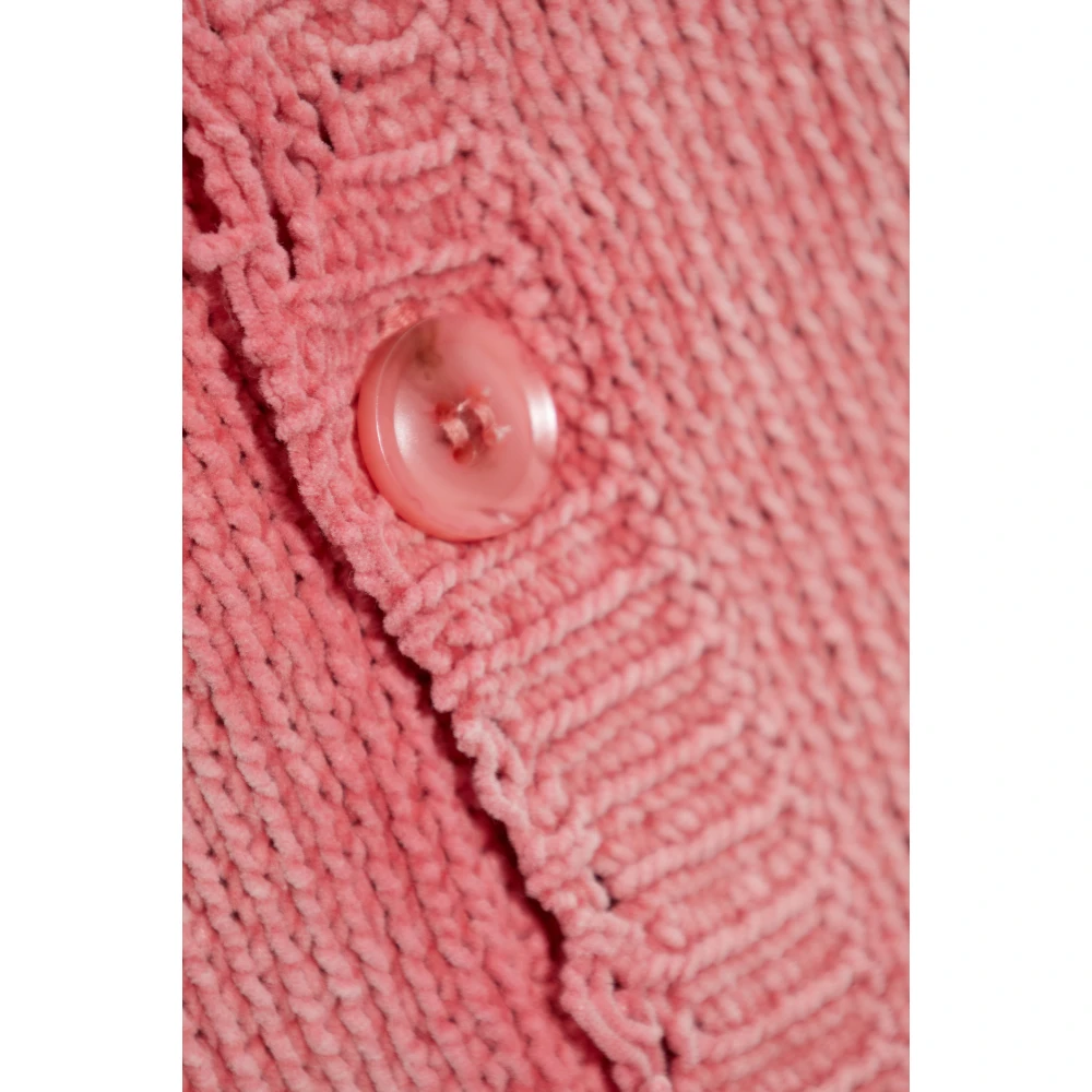 R13 Cardigan met Vintage Effect Pink Dames