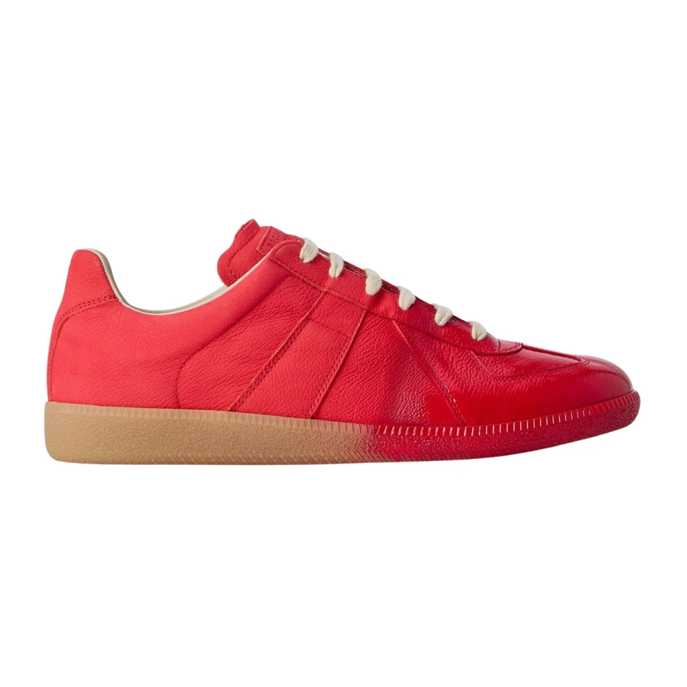 Maison Margiela Men's Red Replica Trainers - Sneakers - 8 Uk - Shoes