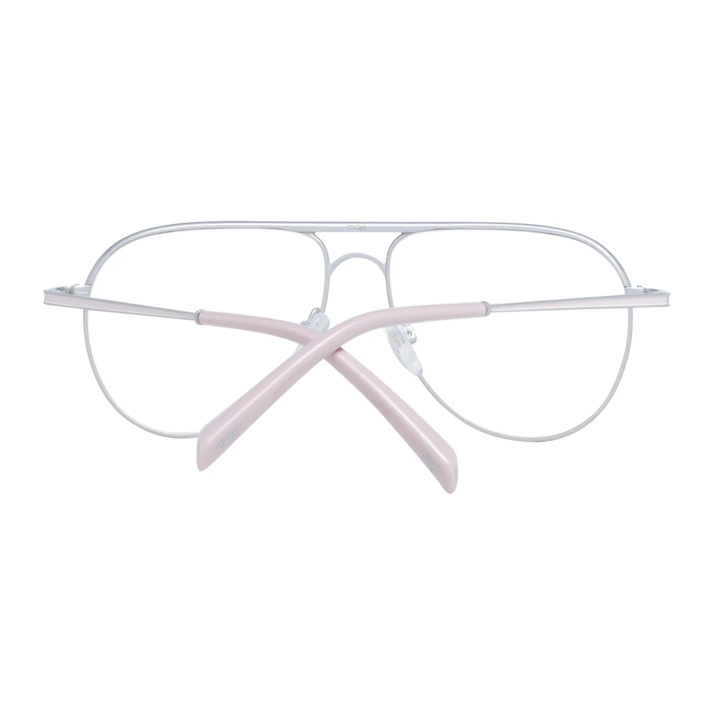 Maje Zilveren Aviator Dames Optische Frames Gray Dames