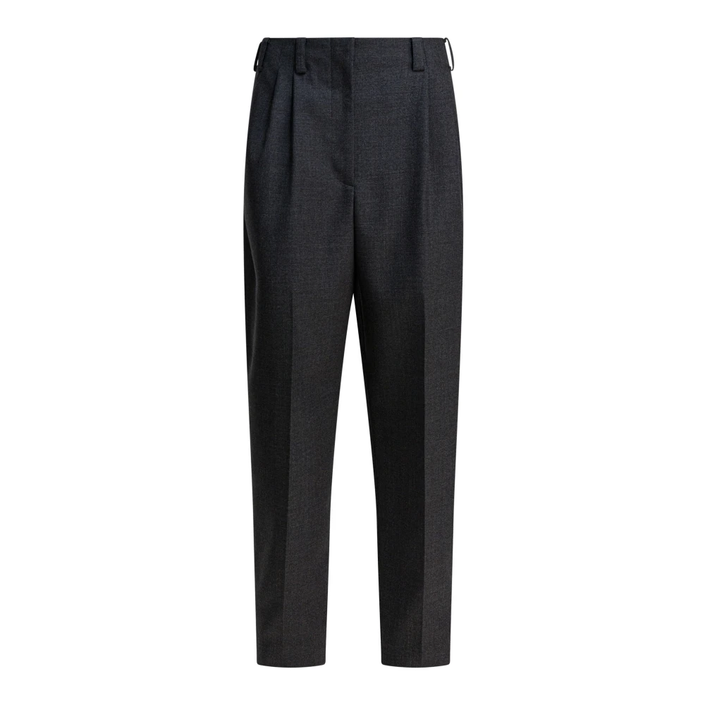 Givenchy Women's Black Double Pleat Pants