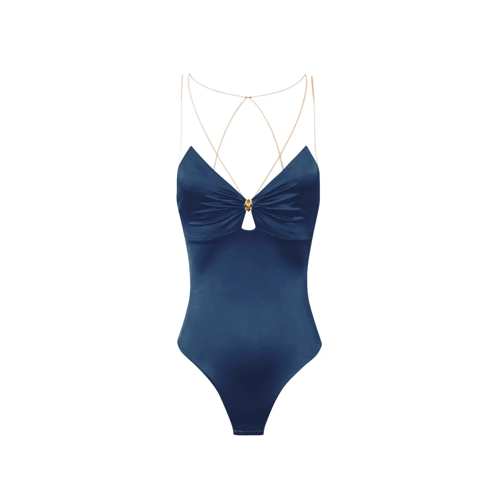 Elisabetta Franchi Blue Full-Body, Female, S, Top With Style