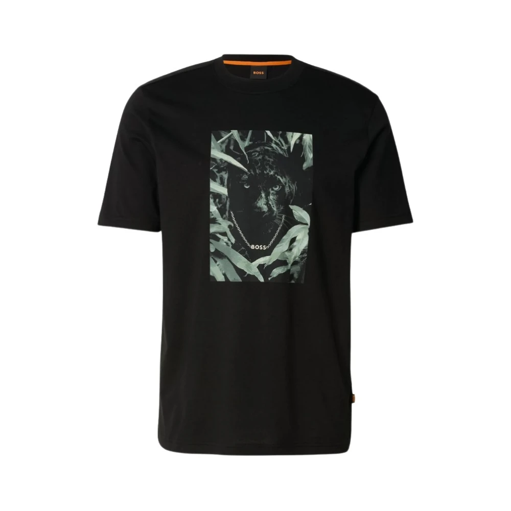 Boss Te_animali T-Shirt - Male - T-Shirts - Black - S - Tops