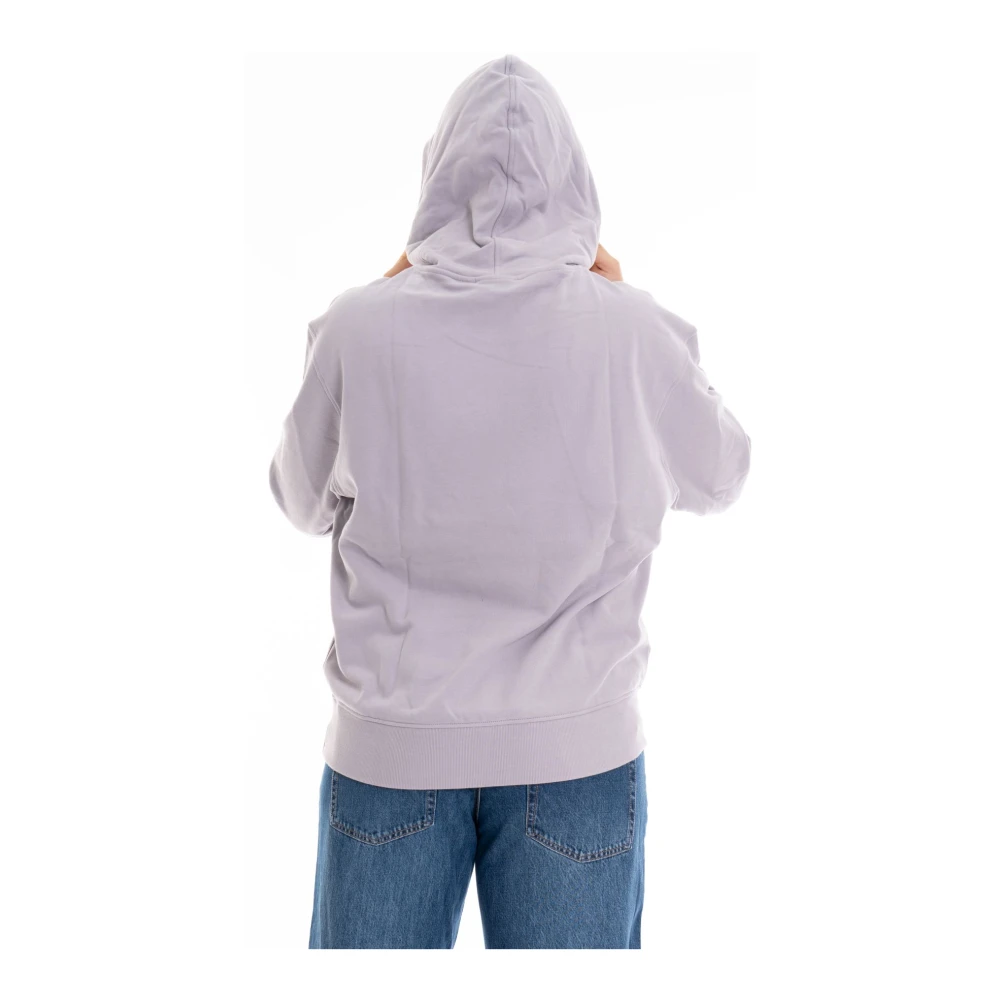 Calvin Klein Jeans Hoodie met borduursel voor mannen Gray Heren