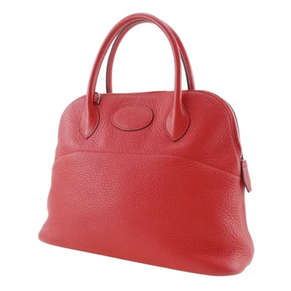 Hermès Vintage Pre-owned Leather handbags Red Dames