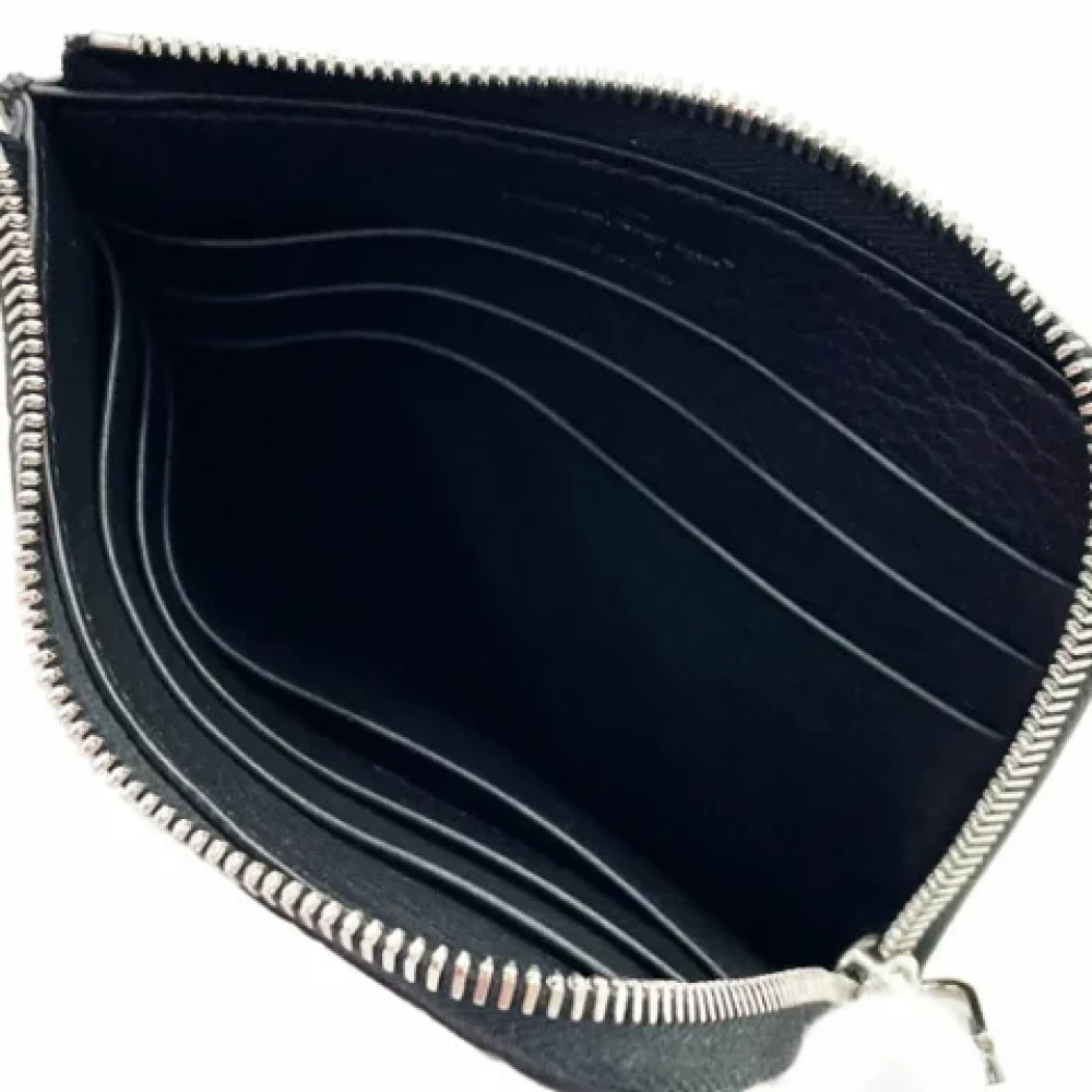 Salvatore Ferragamo Pre-owned Leather wallets Black Dames