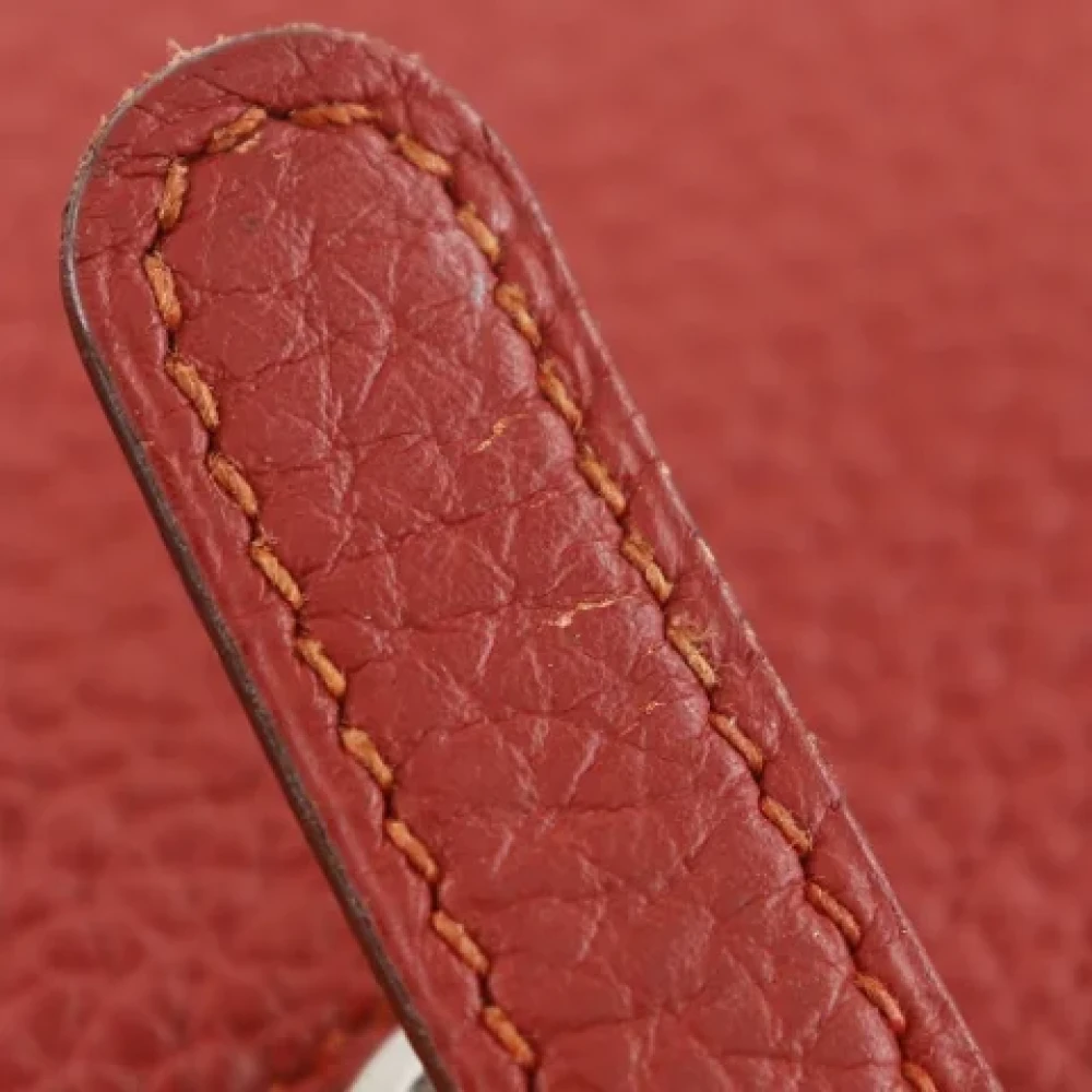 Hermès Vintage Pre-owned Leather wallets Red Dames