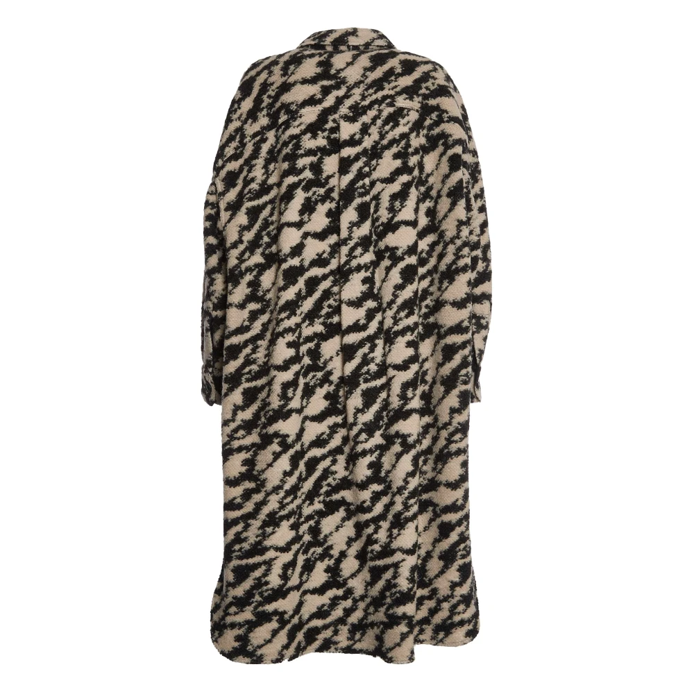 Isabel marant Multicolor Wollen Jas Aw24 Multicolor Dames