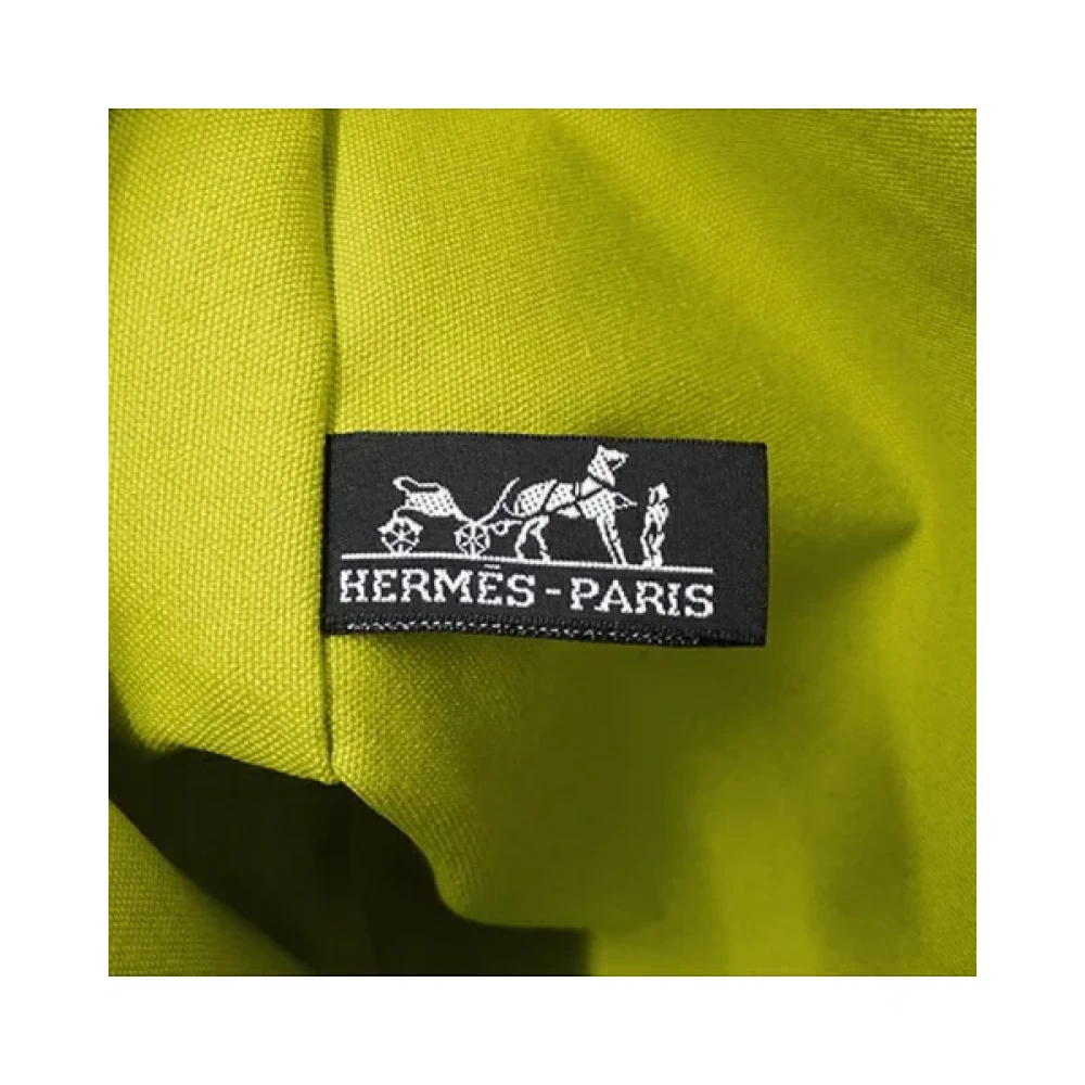 Hermès Vintage Pre-owned Cotton hermes-bags Green Unisex